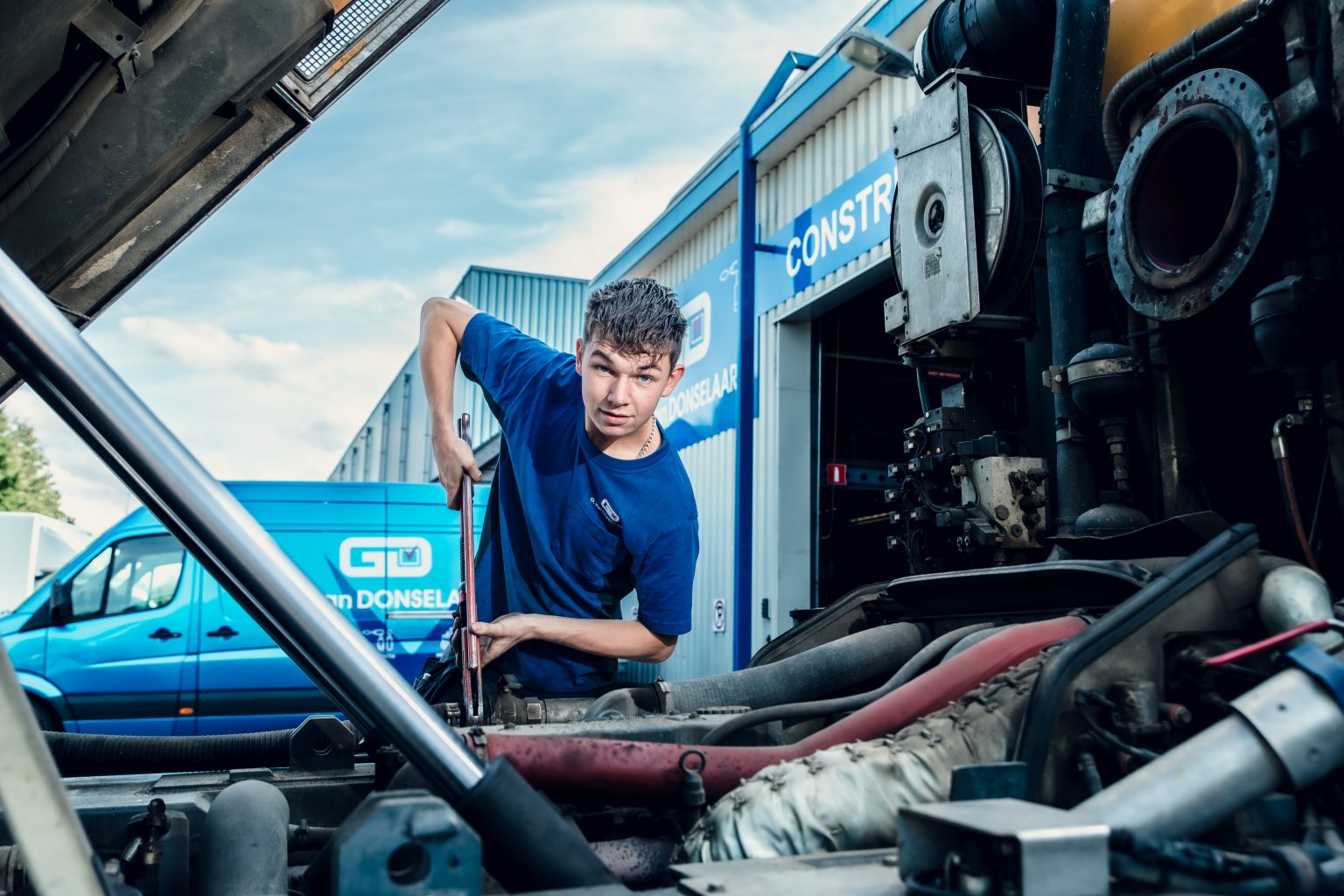 Aan het werk bij G. van Donselaar